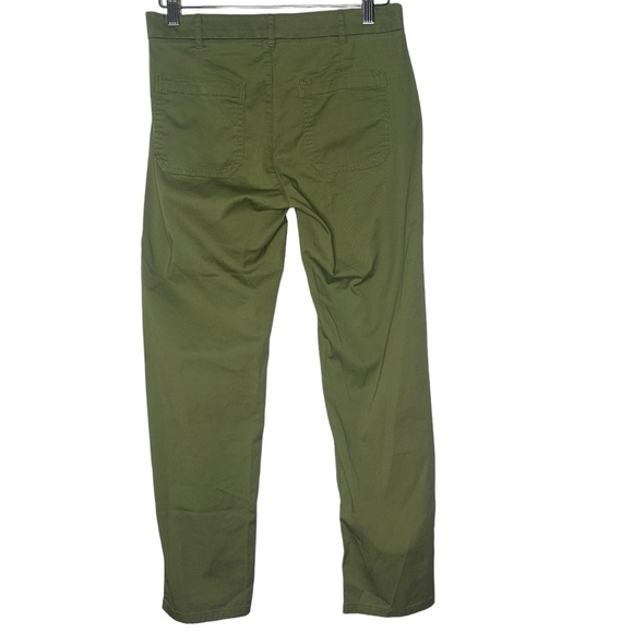 J. Crew Patch-pocket Slim Boyfriend Chino Pant General Surplus Green Size 26 - Picture 6 of 11